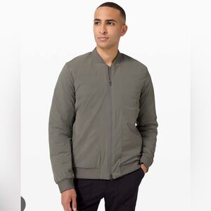 NWT- Lululemon Men's Olive reversible insulated Bomber Jacket